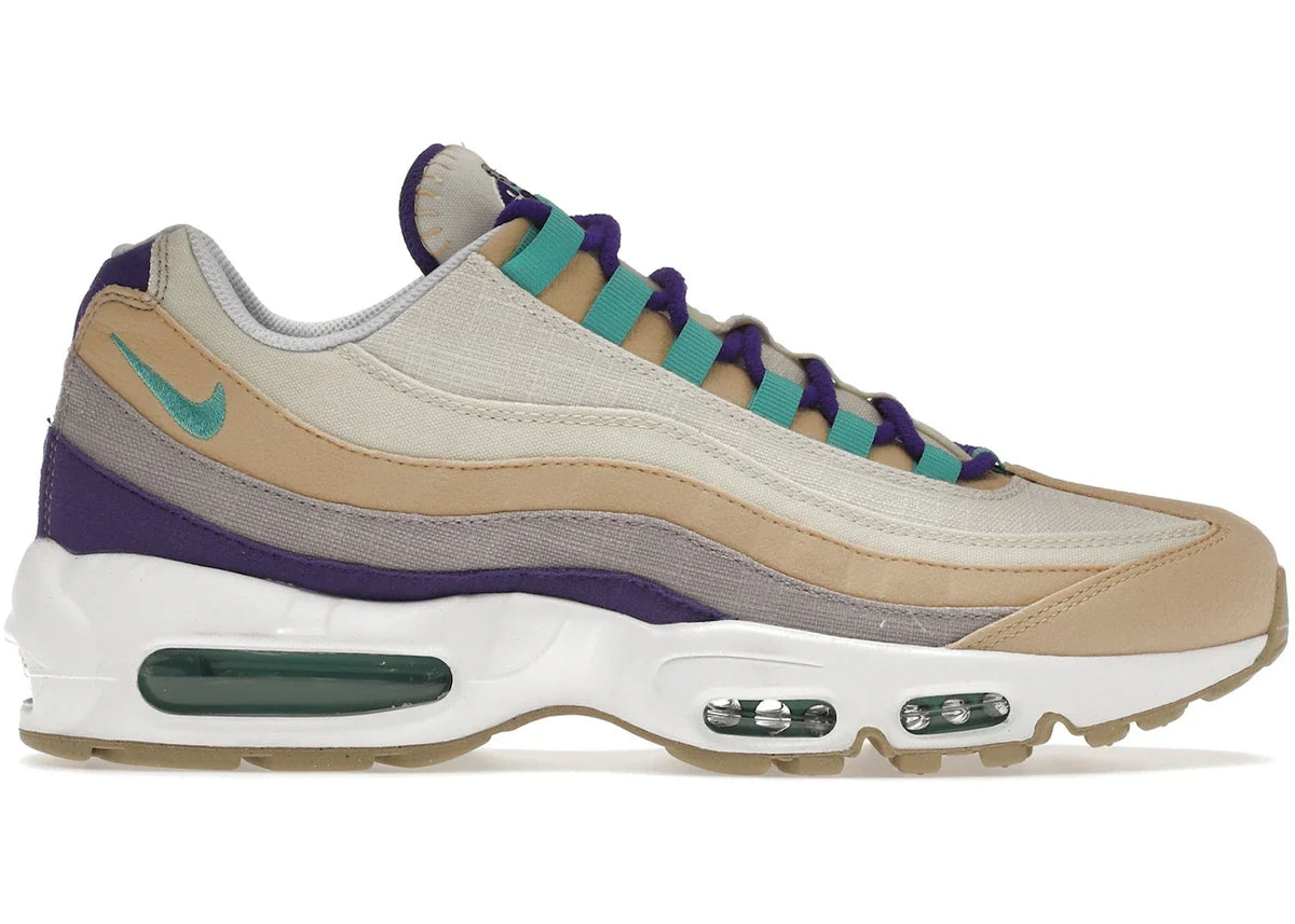 Nike Air Max 95 Air Sprung Sail Purple Teal