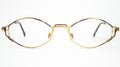 Cazal Model 415 Gold Metal Retro Glasses