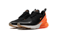 AIR MAX 270 GS "Black Total Orange Bright Crimson" 943345 037