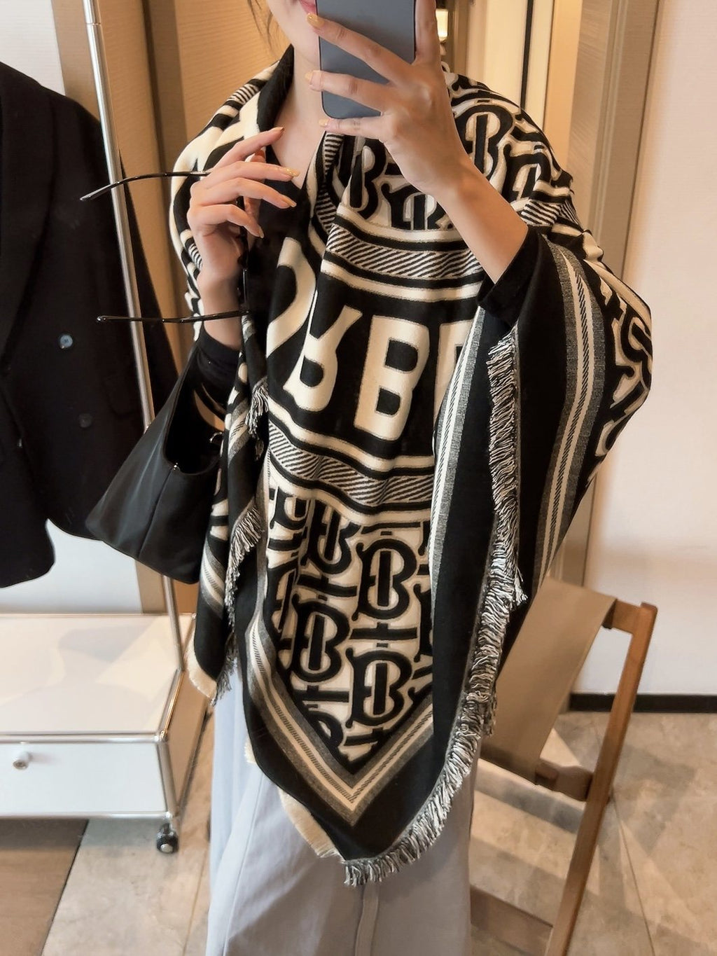 Burberry Graphic Square Scarf